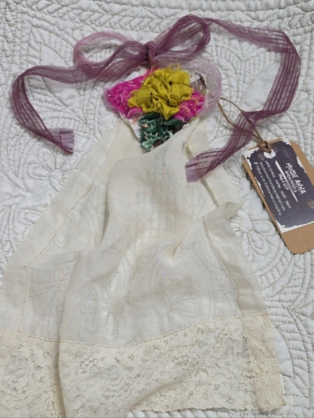 JABOT💓MOSSIE ANNA ARTISAN DESIGN NWT OOAK - Picture 3 of 12